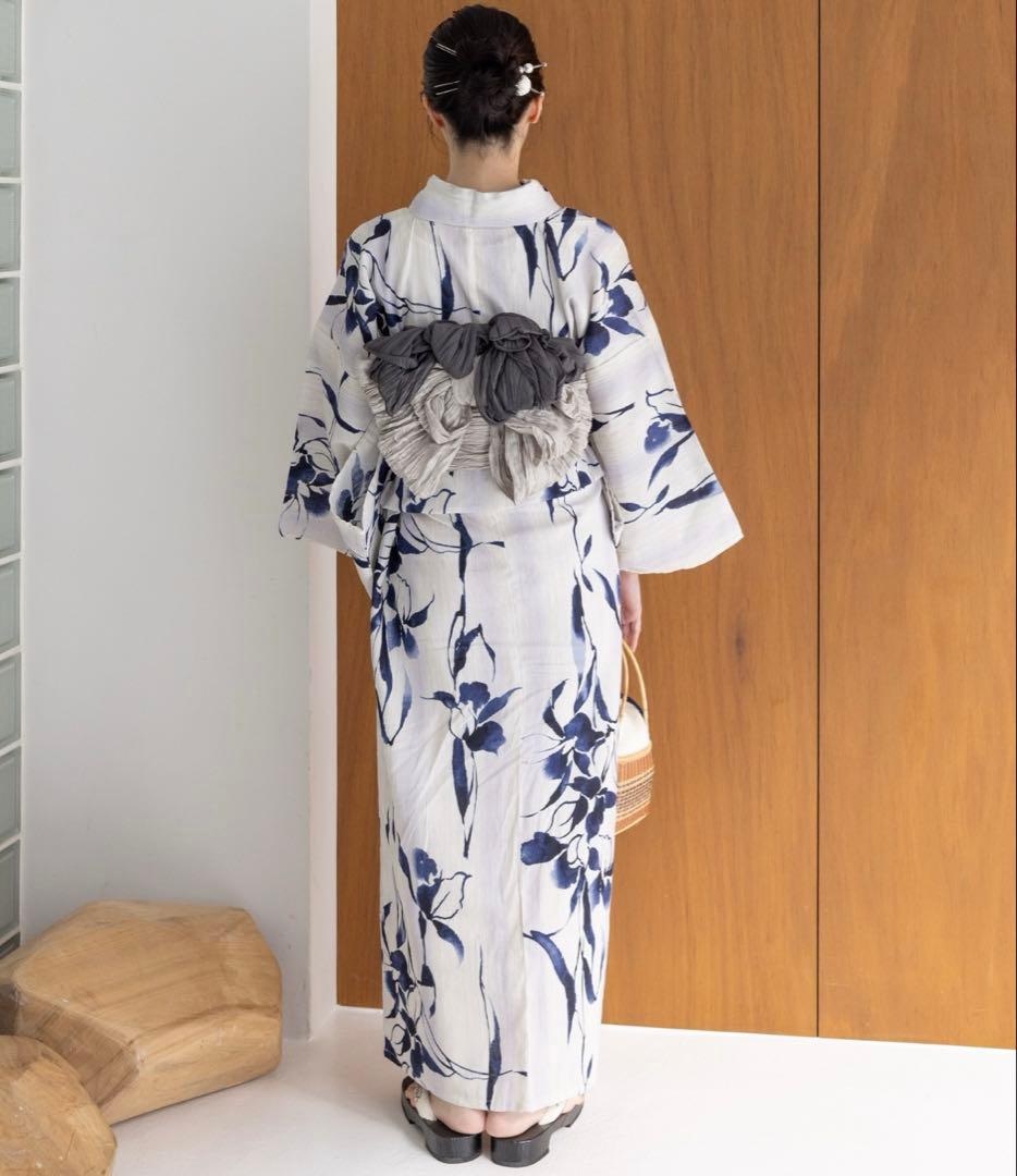 ゆかた館グレース　浴衣セット　パープル