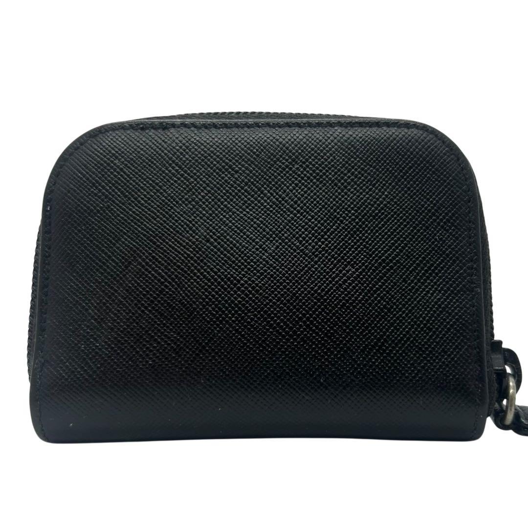 PRADA プラダ サフィアーノ レザー ケース 小銭入れ ブラック 黒
