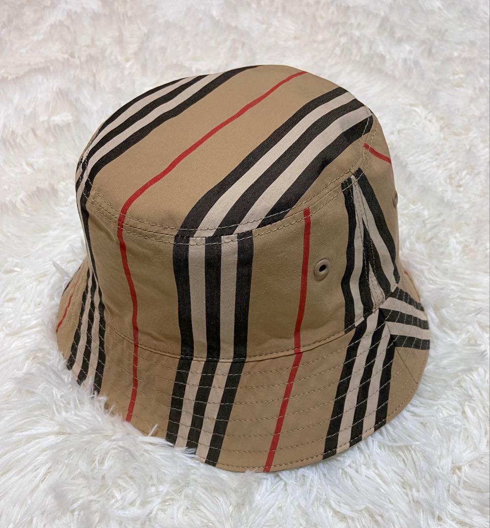 BURBERRY リバーシブル コットンバケットハット