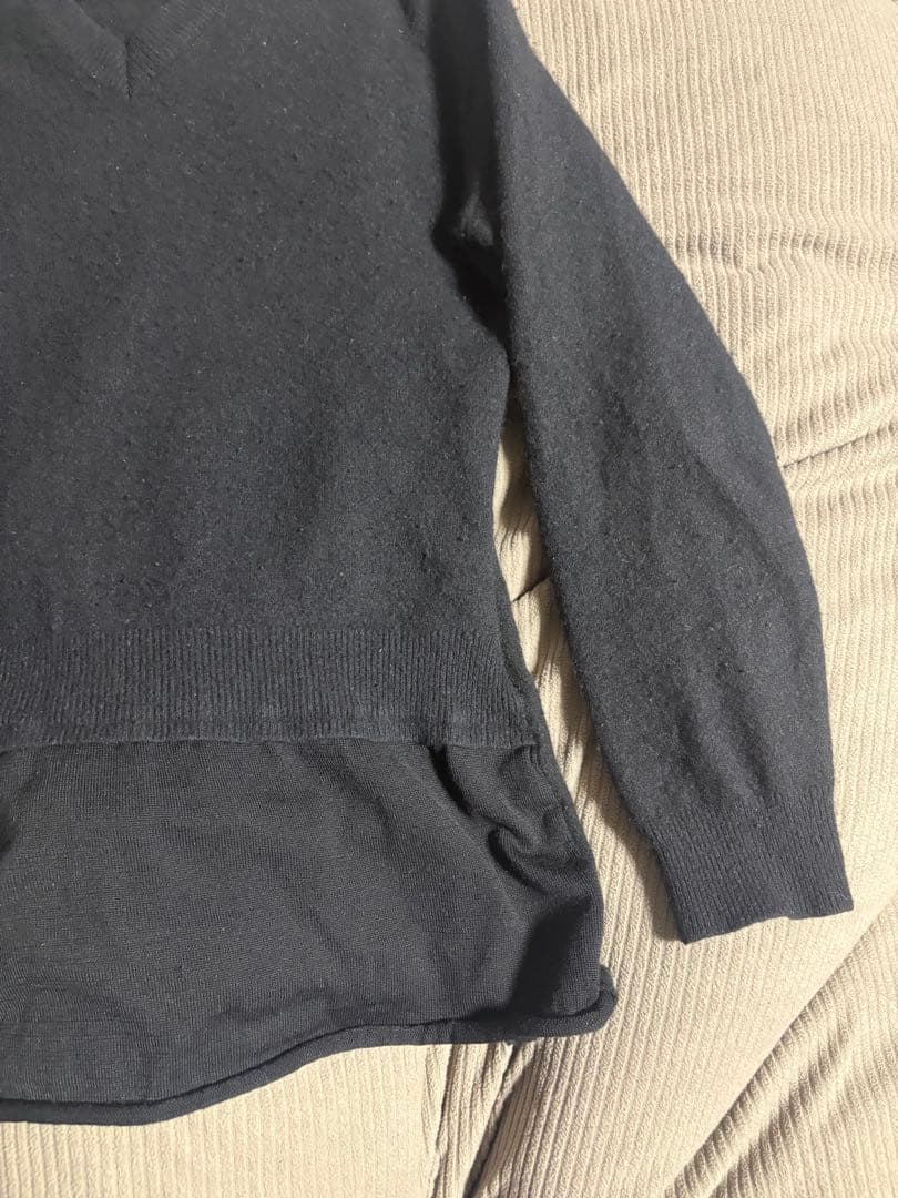 UNDERCOVER 08AW UNREAL期 切り替えニット ドッキングニット