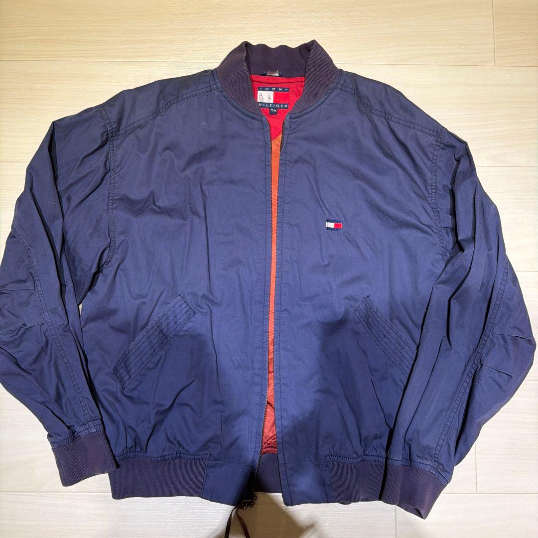 希少　  ネイビー ナイロンジャケット M