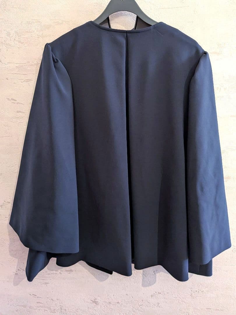 OHGA オーガ　セレモニー　ビジュー　ノーカラージャケット　フレア　パフ