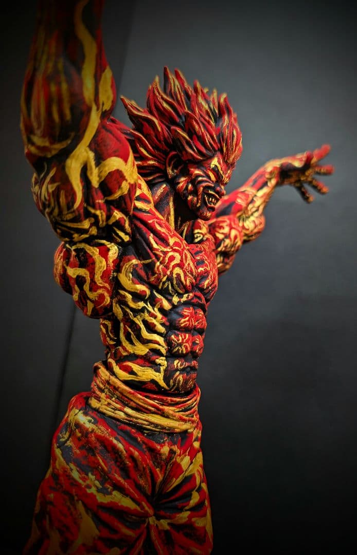 リペイント品　Grandista 範馬勇次郎　作品名【範馬勇次郎 朱（あか）】