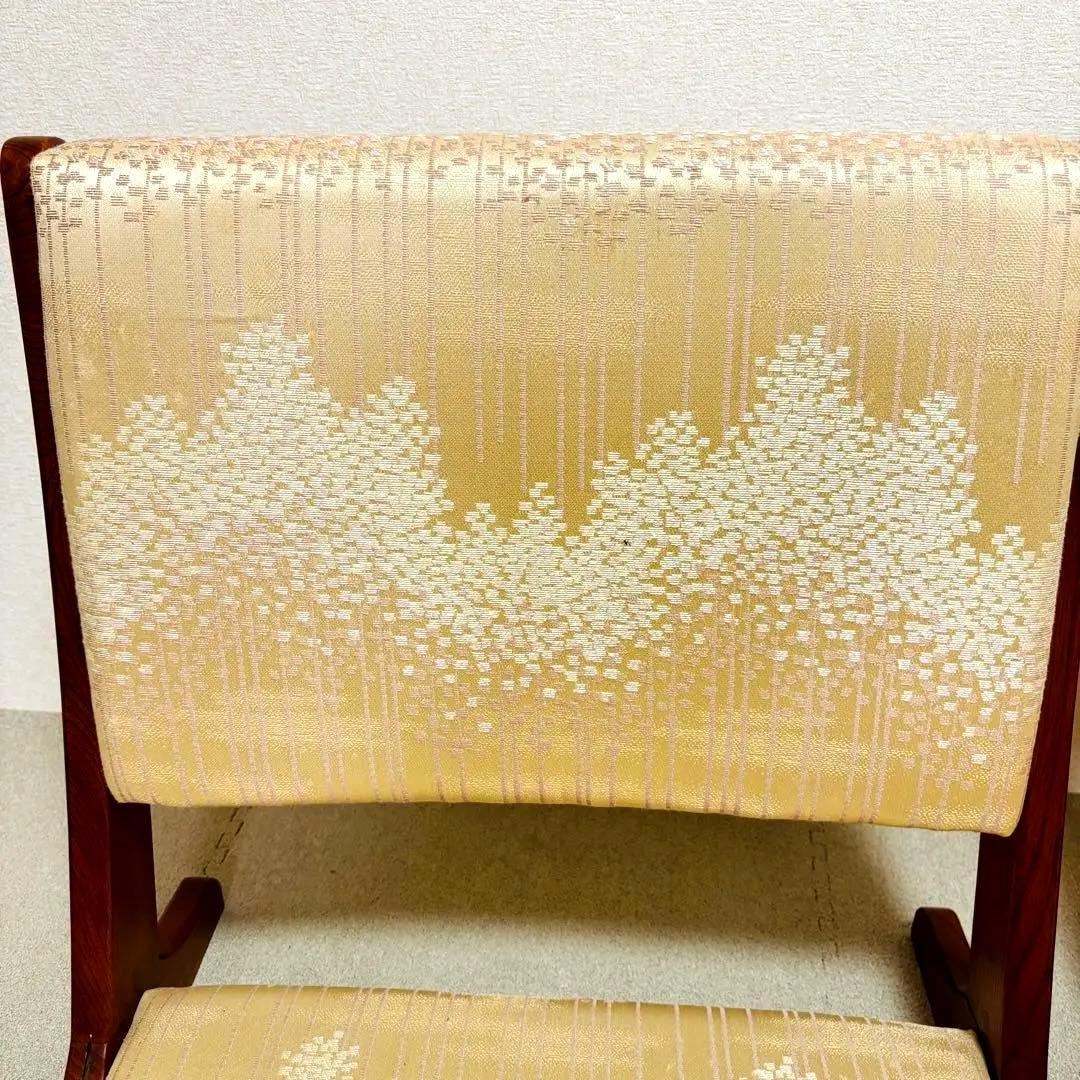 【希少】カリモク 座椅子　折りたたみ 木製　和室 和家具 和風　2脚セット