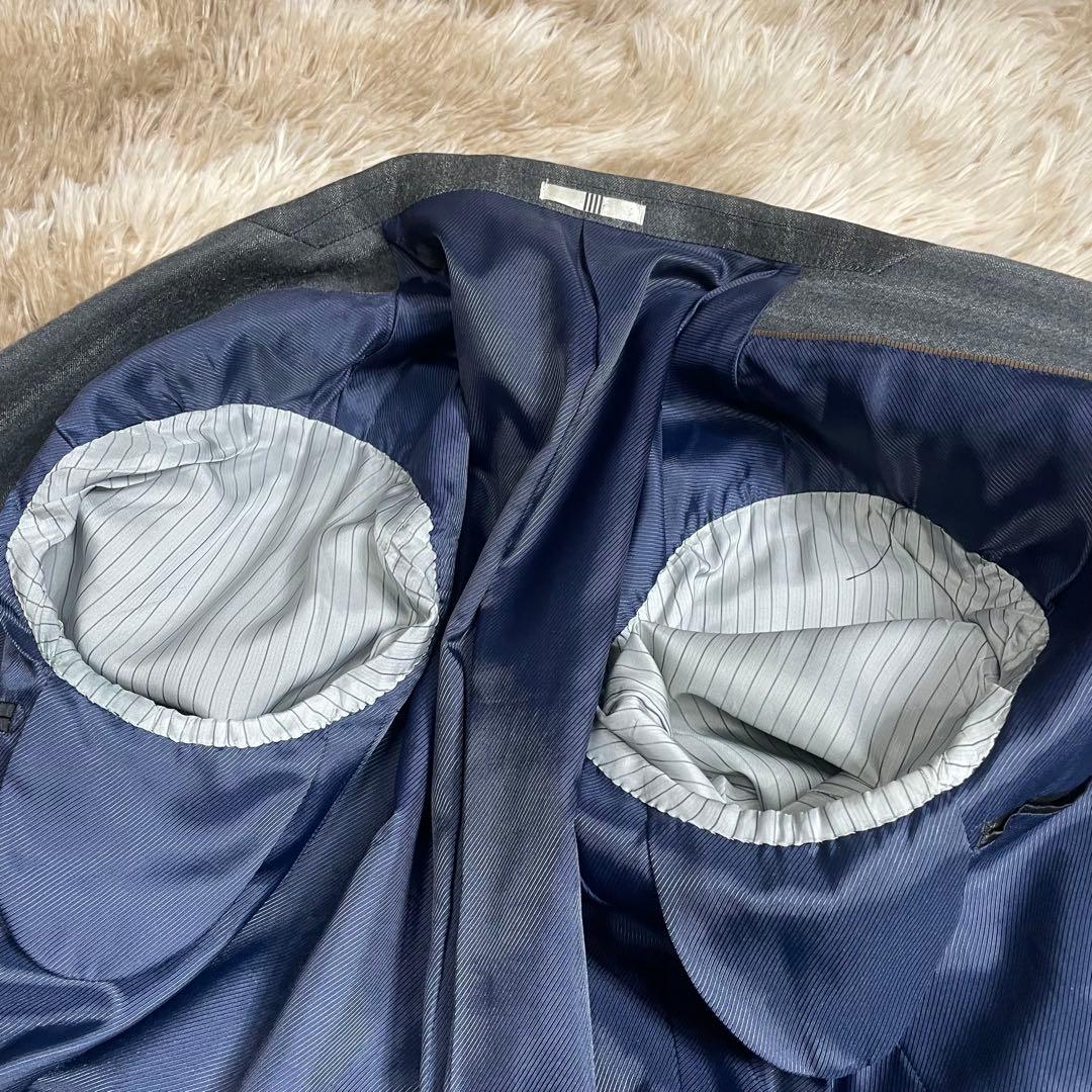 イタリア製生地 スーツセレクト セットアップ ダブルブレスト 本切羽 メンズ