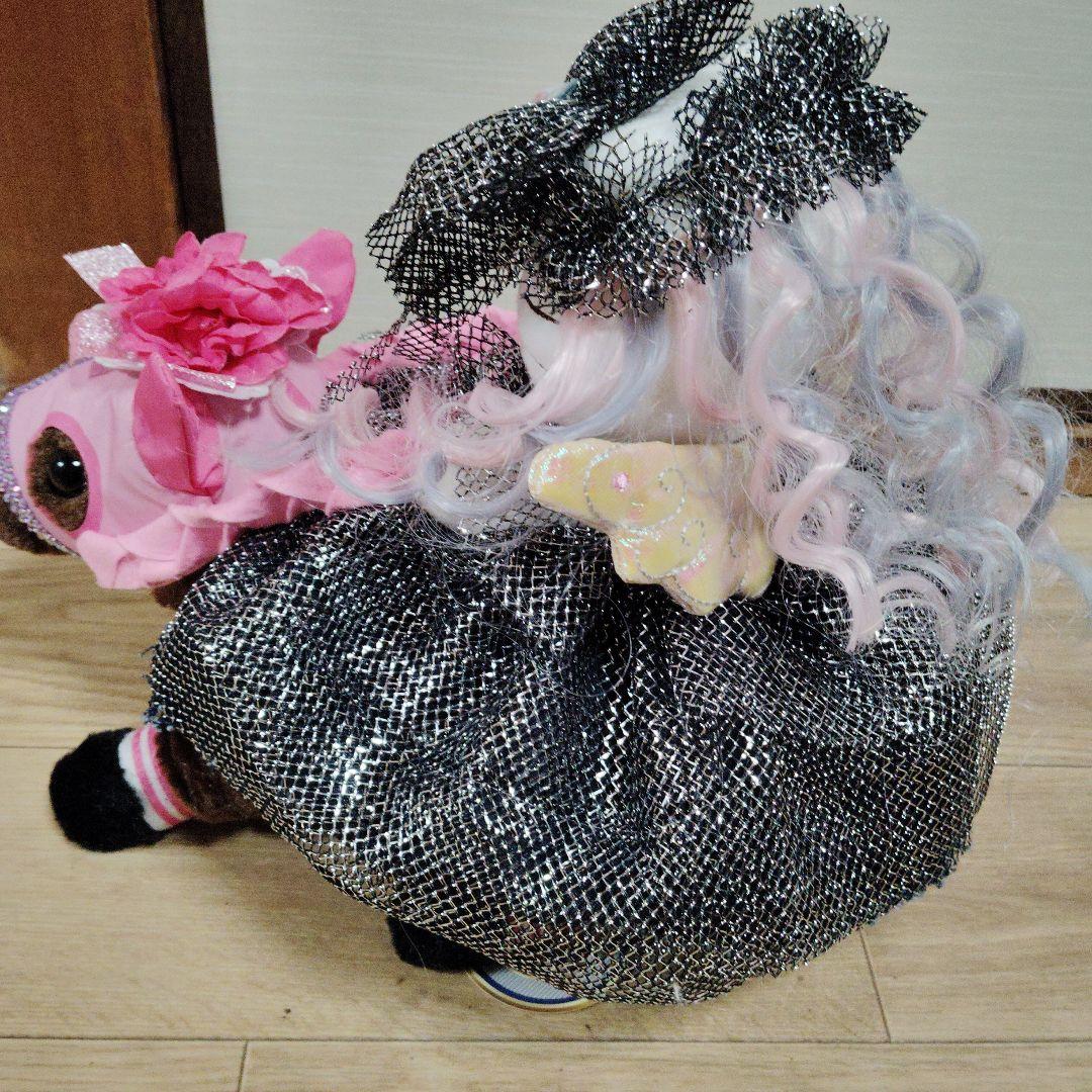 hello Kitty ハローキティ ぬいぐるみ 黒ドレスsanrio ntt