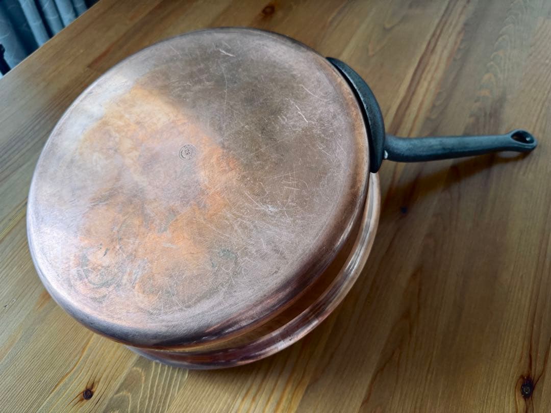【美品】早物勝ちMatfer mauviel 銅鍋ブウジャ　28cm ソテーパン