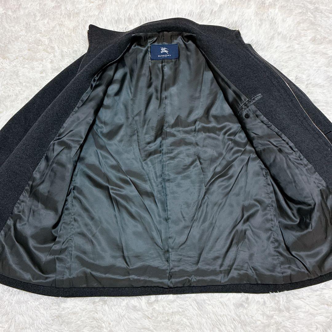 極美品 バーバリーロンドン ウールコート アンゴラ混 Mサイズ メンズ　ボタン