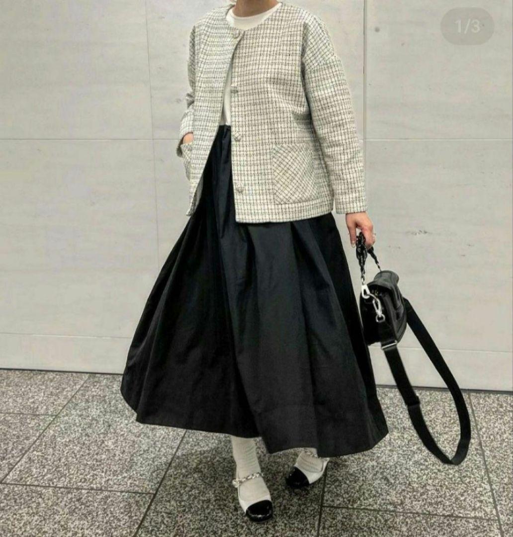 アンミヌ　UNMINOU　ツイードジャケット　ジャケット