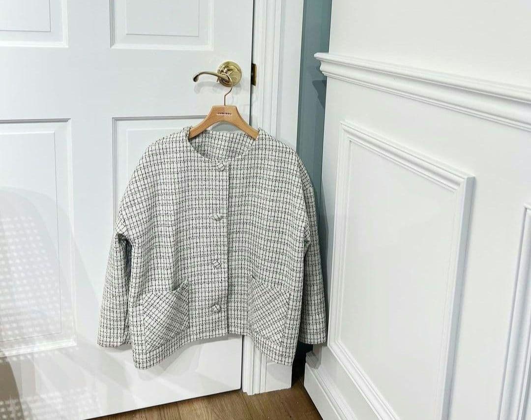 アンミヌ　UNMINOU　ツイードジャケット　ジャケット