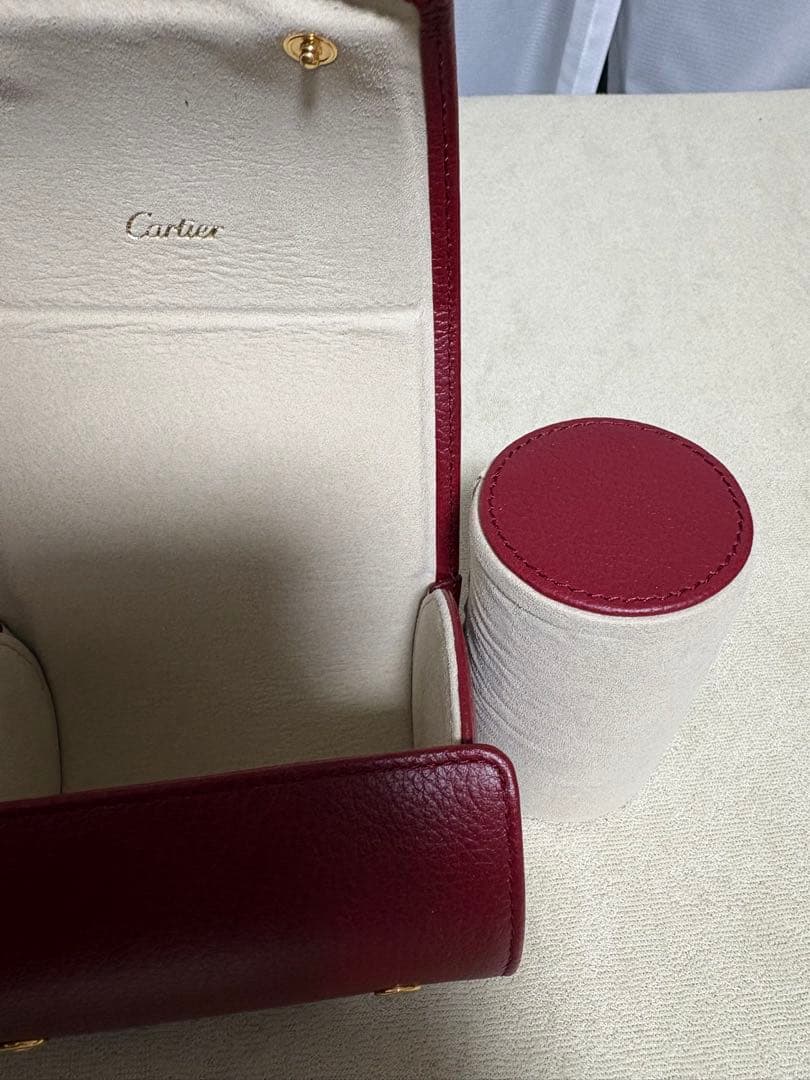 【非売品】Cartier ウォッチケース、リングケース 3点セット 赤