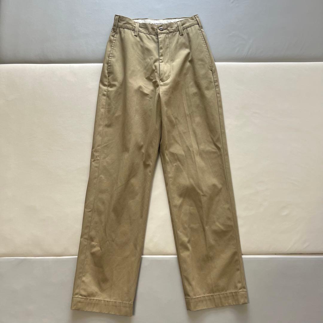 【美品】シンゾーン WASHED HIGH WAIST CHINO定番品 P0