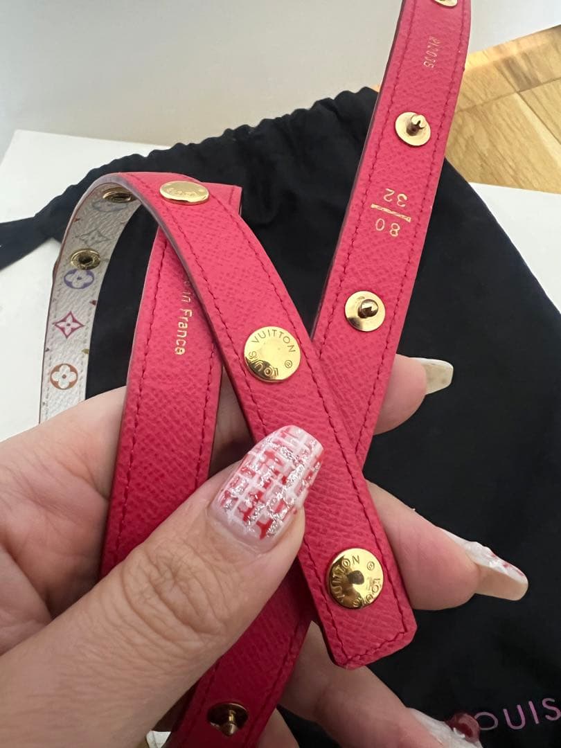 美品　LOUIS VUITTON リバーシブル モノグラムベルト