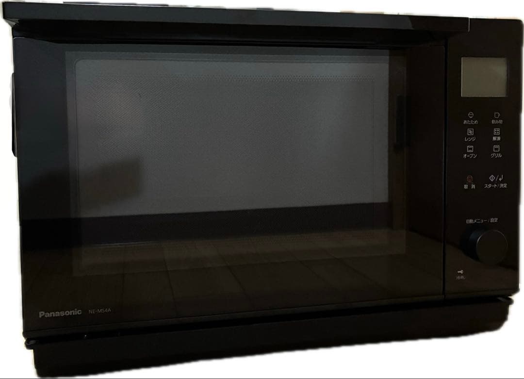 保証付　パナソニック　NE-MS4A-K　オーブンレンジ　ブラック