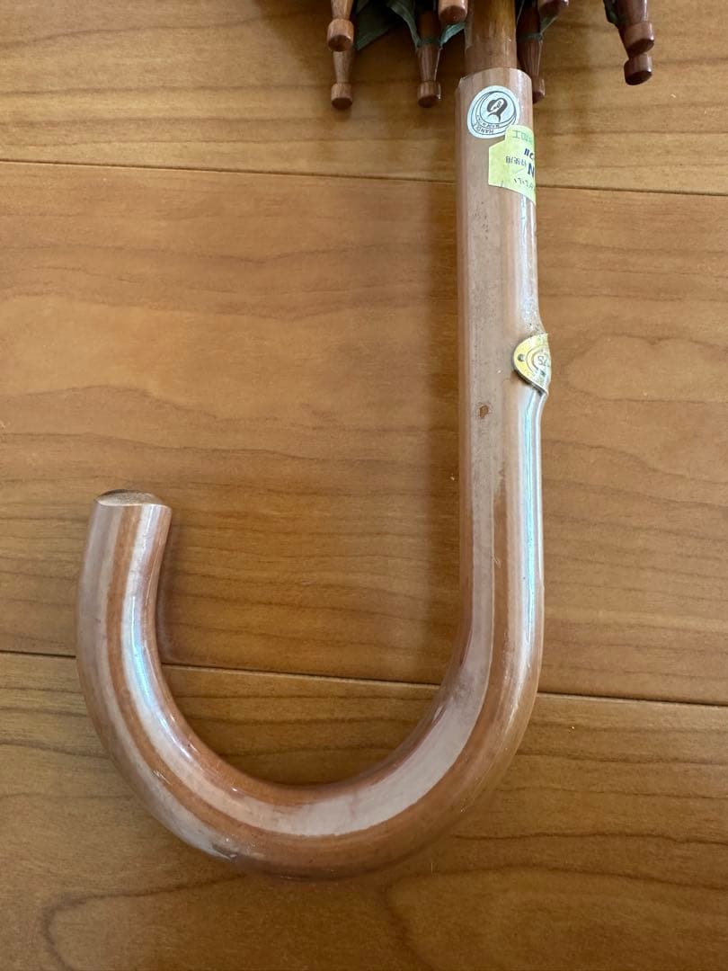 【希少】未使用 Burberrys フルーツ花柄 長傘 ノバチェック バーバリー