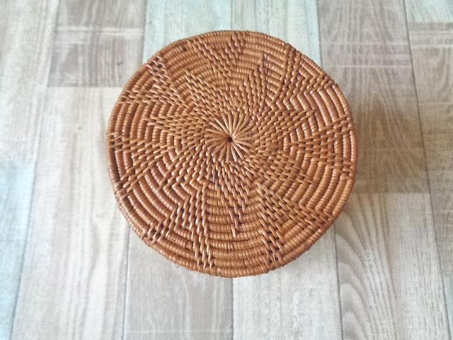 3種類セット●丸ボックス●柄入●アタ●バリ島●1195.5●アジアン雑貨