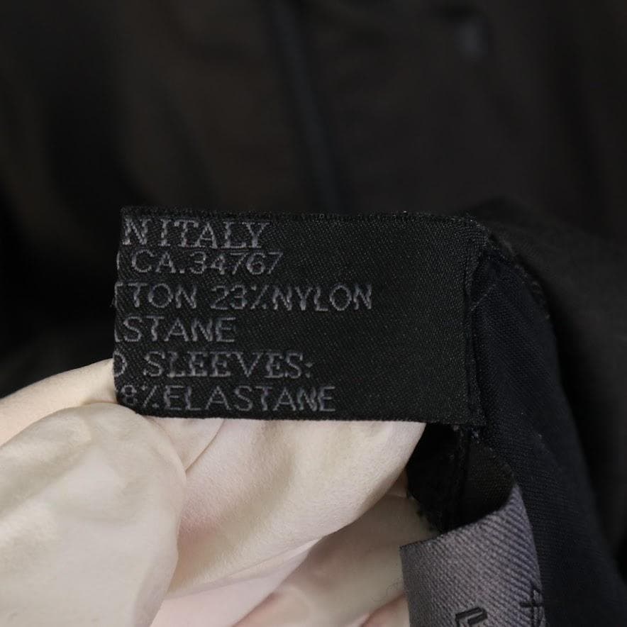 PRADA プラダ ハーフジップ ポロシャツ ブラック テック素材 切替デザイン