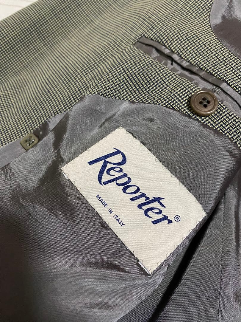 Reporterリポーター◆イタリア製◆メンズスーツセットアップ