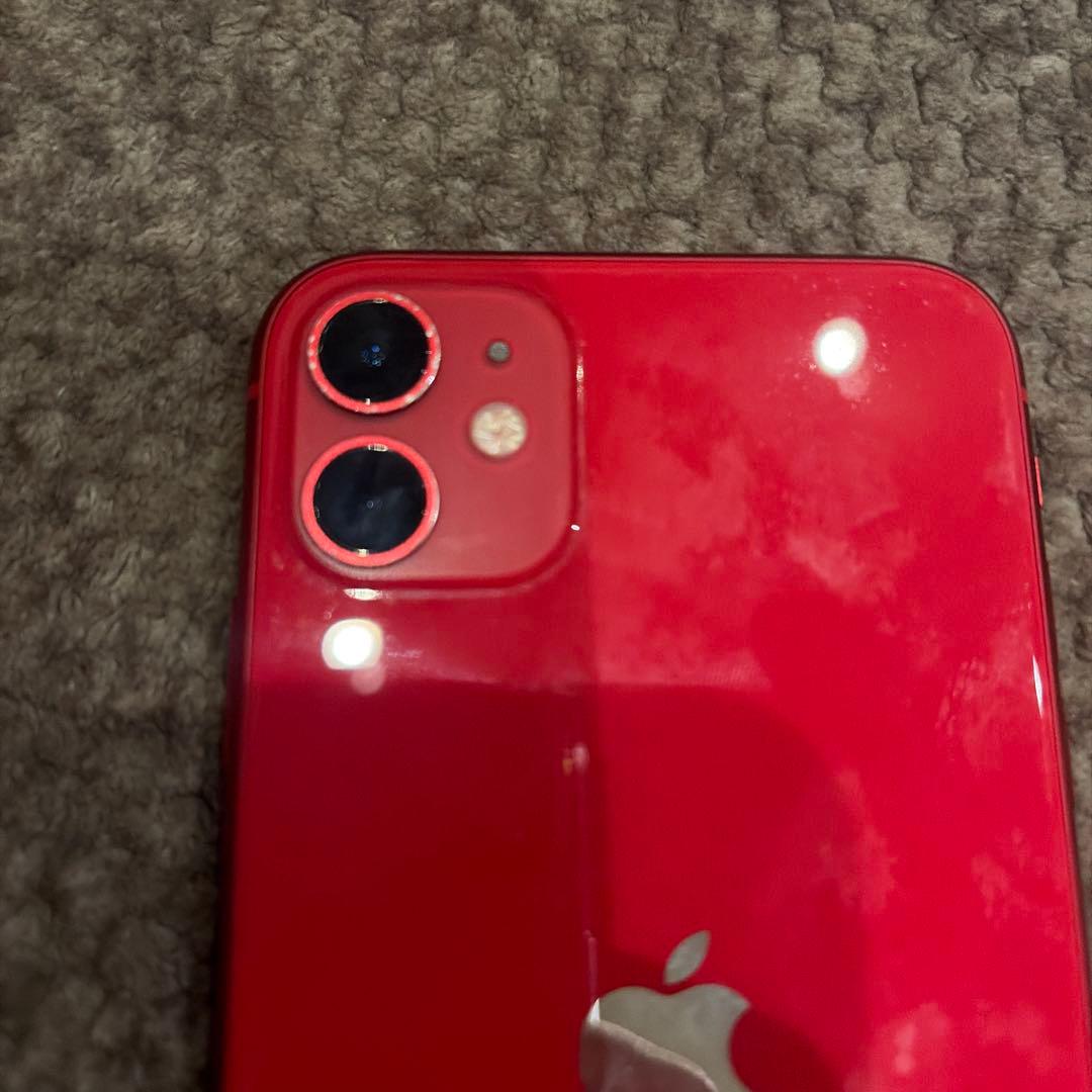 iPhone 11 レッド　本体のみ 動作確認済み 初期化済