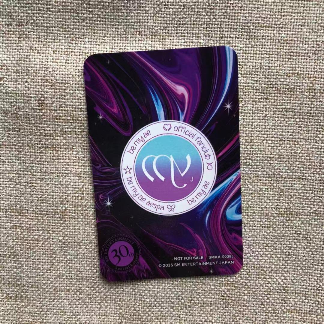 aespa smtown SM30周年 JPFC 限定 抽選 ウィンター トレカ