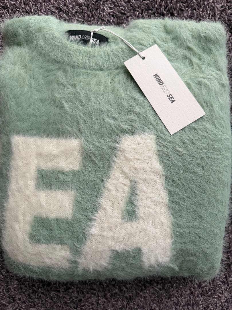 WIND AND SEA ShaggyBIGSEA Knit Sweater新品
