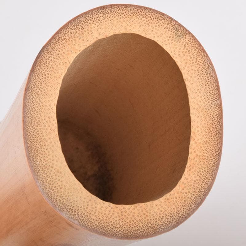 茶道具　古竹製　掛花生　在銘　本庄宗泉極め箱　N　8516