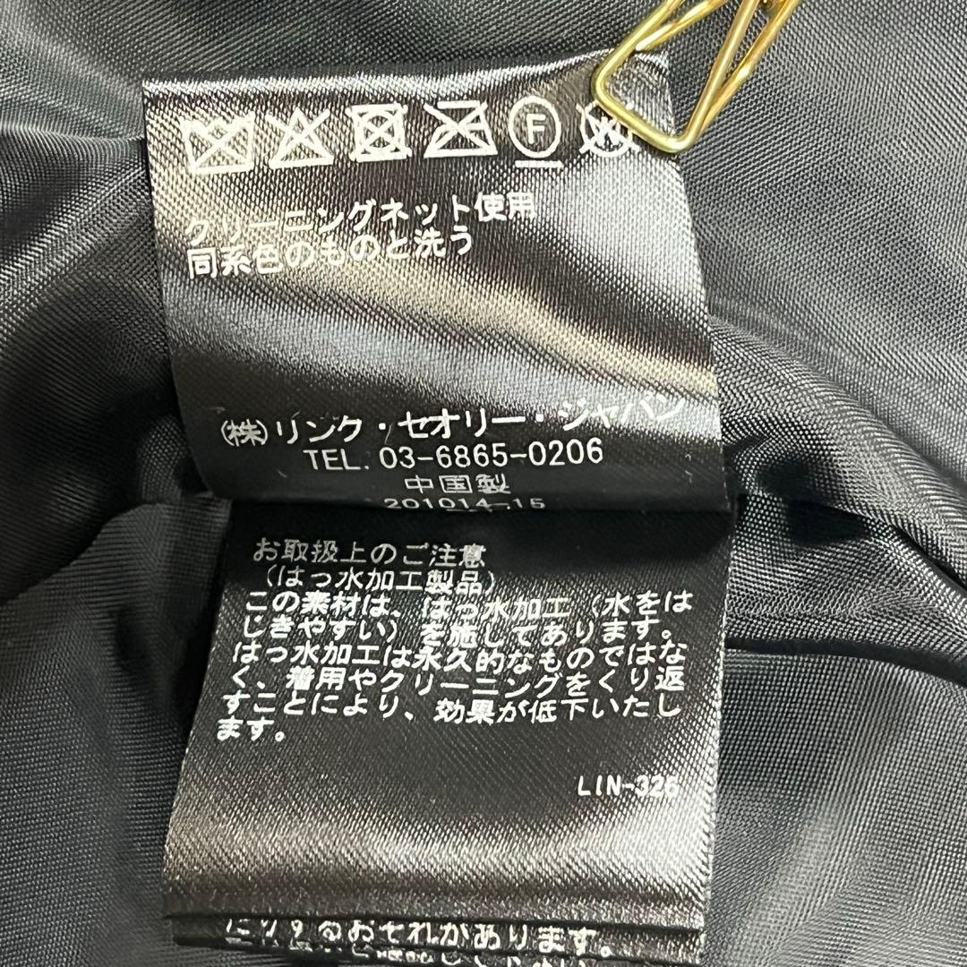 theory luxe 2way ケープ型 ダウンコート ポンチョ 38 M