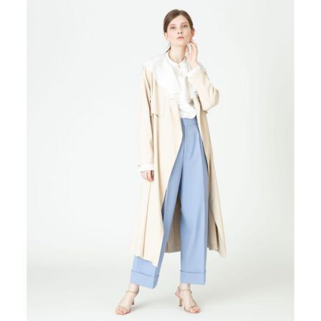 アルアバイル　ツイルラッフルスラッシュブラウス