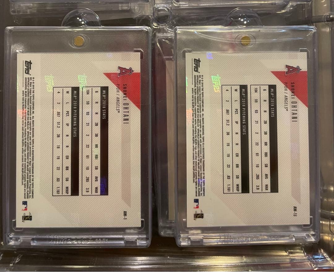 【極美品】大谷翔平ルーキーカード2018新人王（日・英）セット