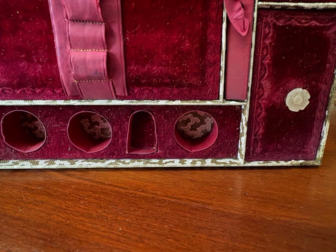 フランスアンティークメルスリー、ボックスのみドールプレゼンテーション