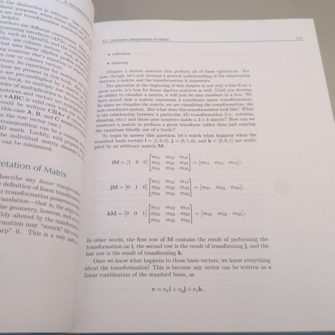 洋書 3D Math Primer for Graphics and Game Dev