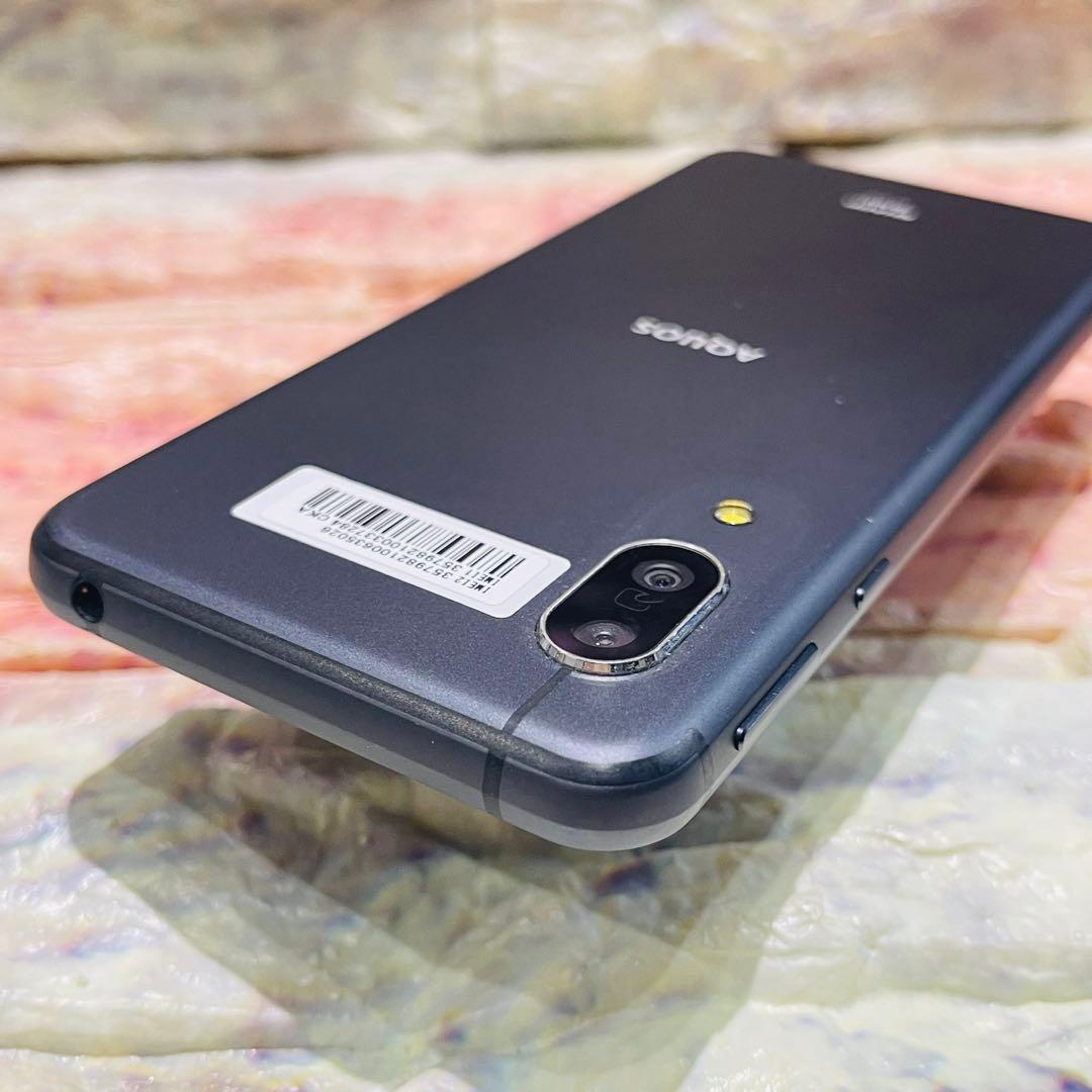 SIMフリー AQUOS sense3 64GB ブラック 電池良好