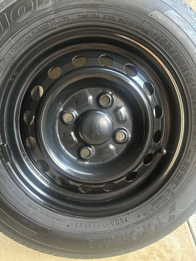 軽自動車4本タイヤホイールセット　　　　　　ダイハツアトレー