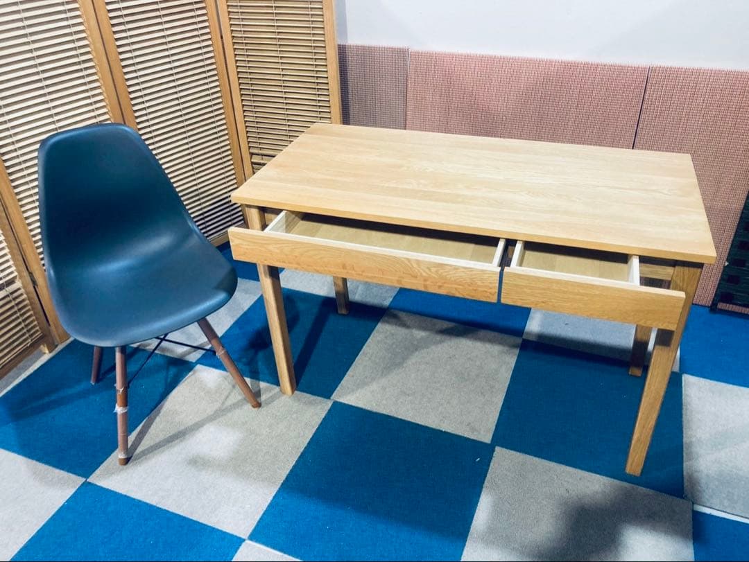 東京都23区(送料込み) MUJIデスク+椅子セット販売(TPS4887)