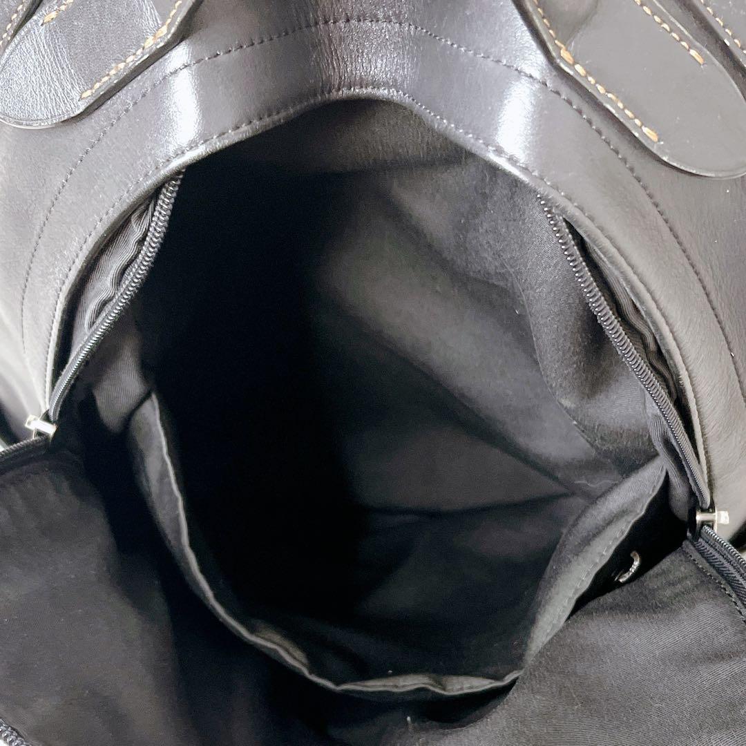 バッグ COACH Graham Backpack all Leather Black