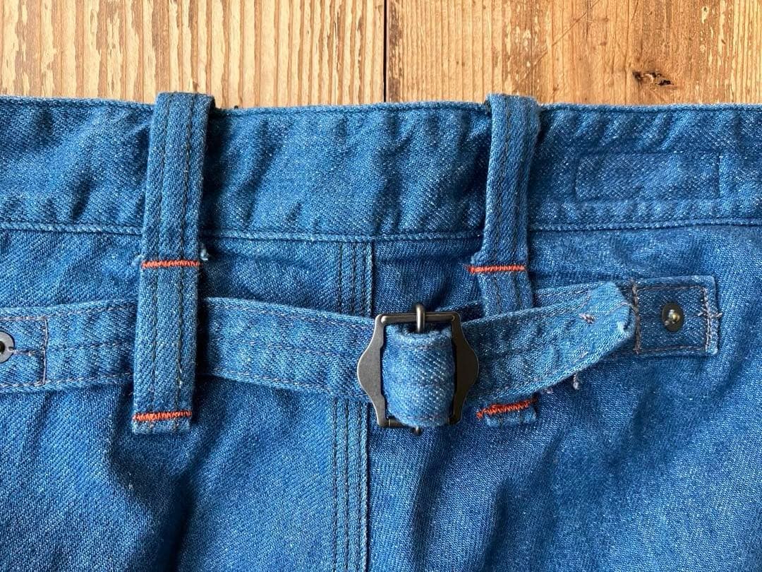 nanamica ナナミカ デニム サルエルパンツ W32 日本製 カーゴパンツ