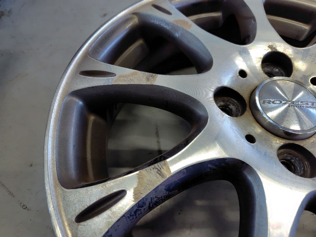 社外15インチアルミホイール4本セット/11000円