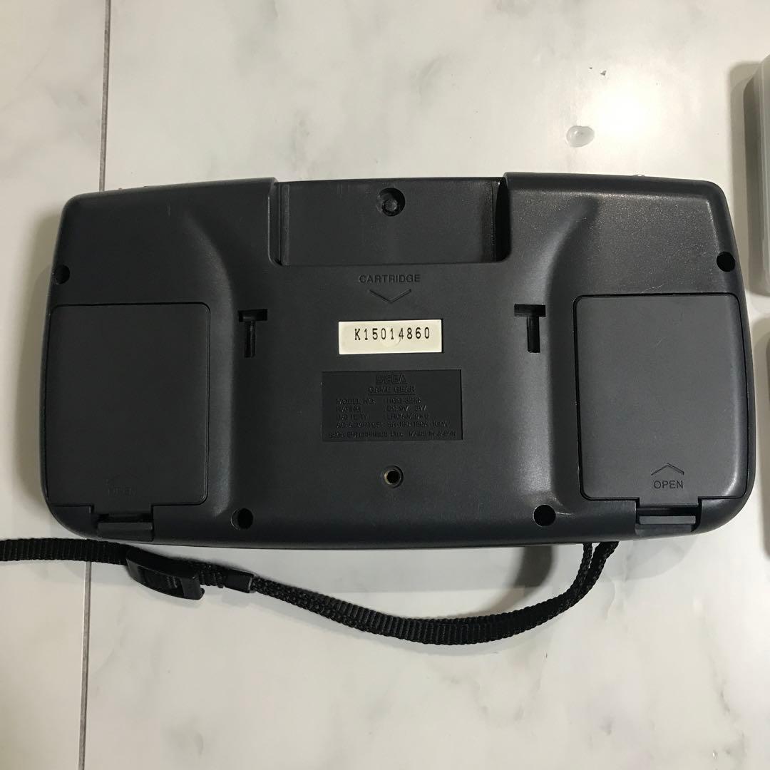 【ジャンク】ゲームギア本体　ソフト2本