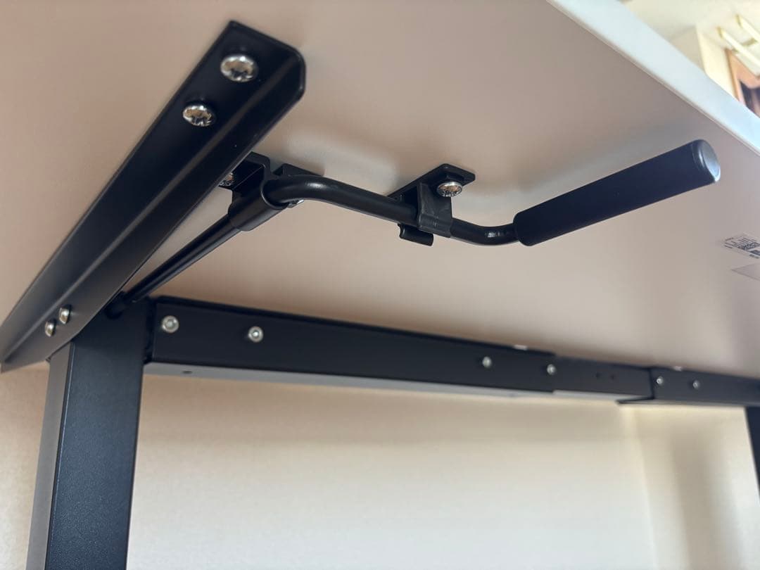 IKEA TROTTEN 昇降式デスク 160x80cm ホワイト/チャコール