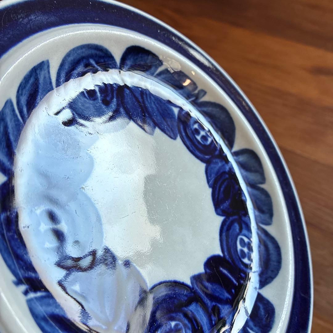 希少　Arabia　Anemone　アネモネ　絵柄入り　プレート　16cm　レア