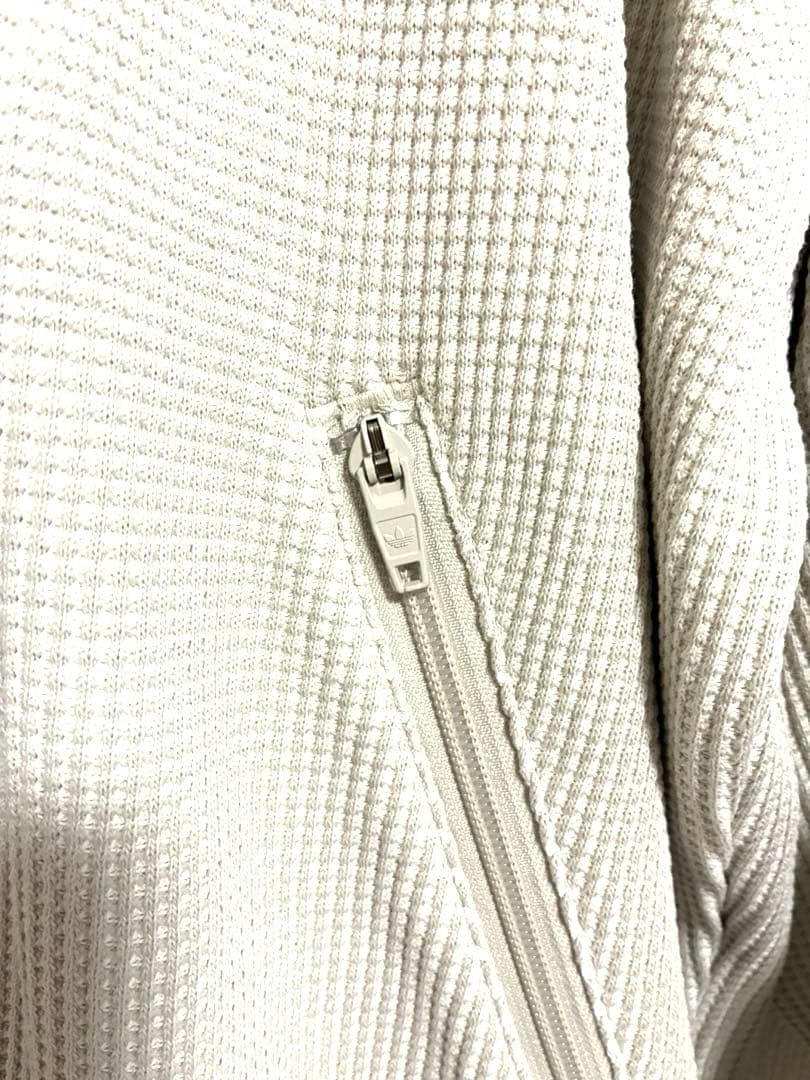 【週末値下】 adidas ジャージ ワッフル トラックジャケット オフホワイト