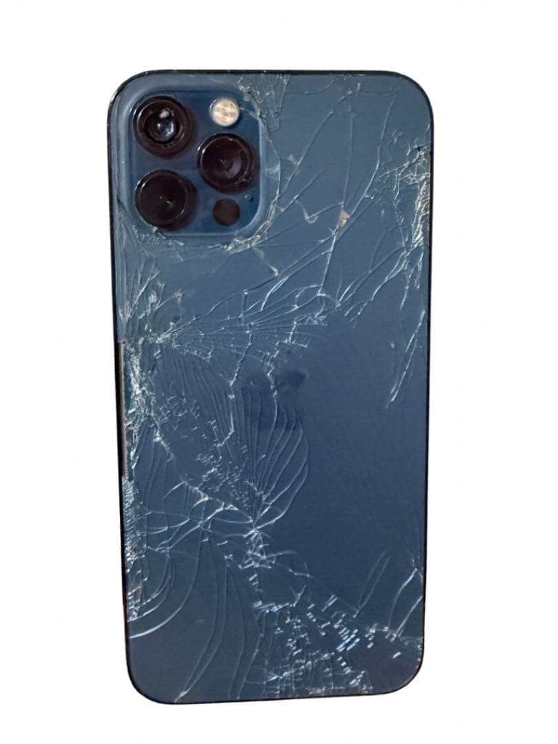 SIMフリー iPhone12Pro 128GB 初期化済み 動作良好 背面割れ