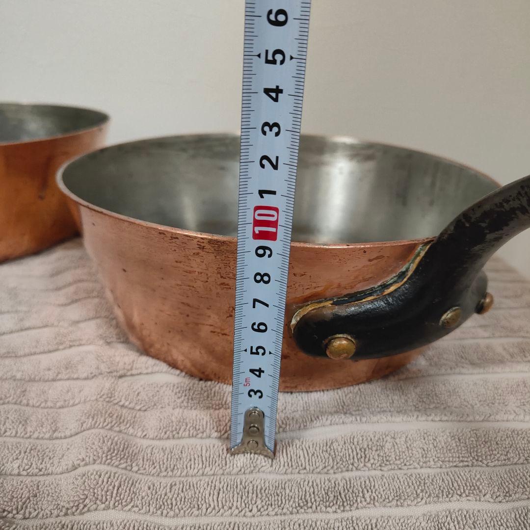 銅鍋フランス製　ソトゥーズ　セット売り