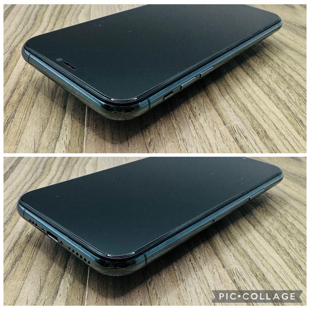 【美品】iPhone11pro グリーン 256GB SIMフリー 新品液晶電池