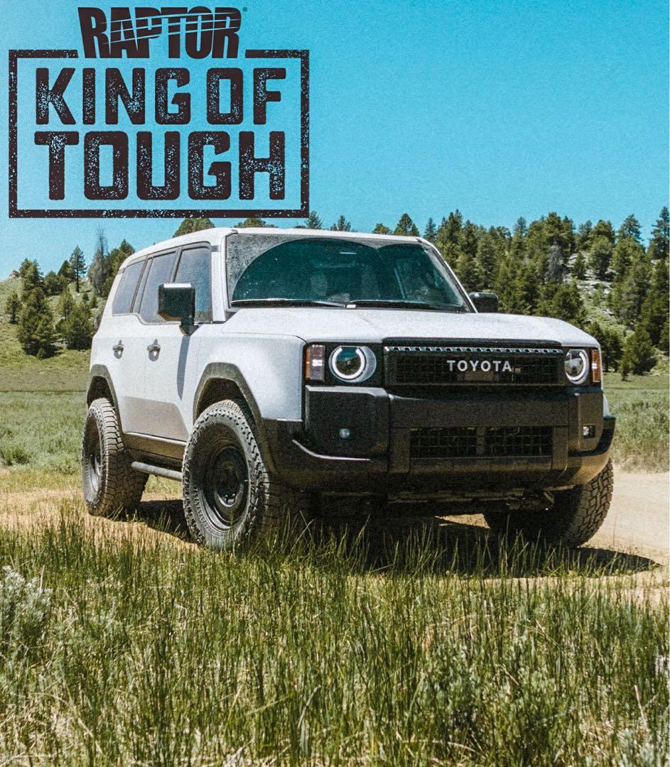 ランドクルーザー　250 グリル　 ラプターライナー塗装