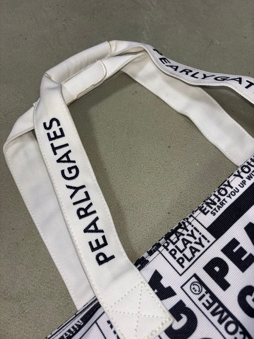 （大ちゃん）パーリーゲイツ、ニュースペーパー柄、ロッカーバッグとセット