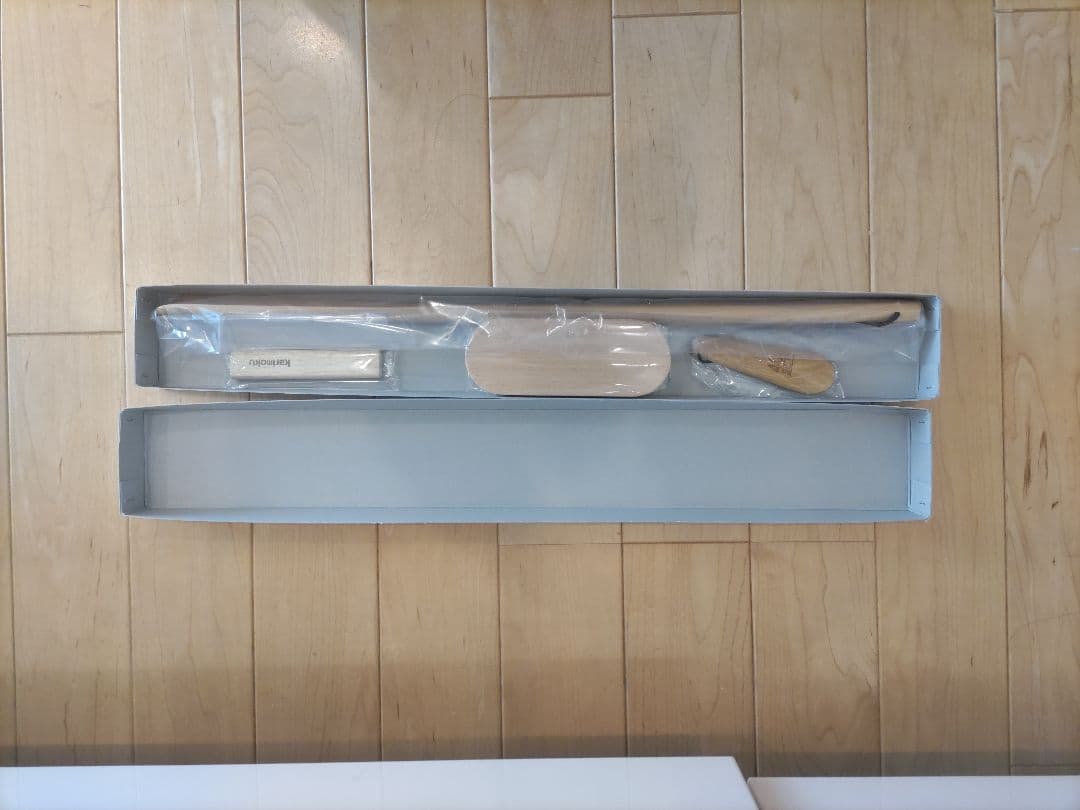非売品 カリモク 木製 靴べら ミニ靴べら セット
