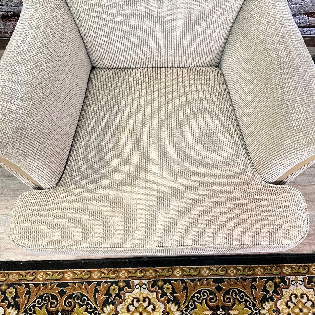 ꧁ADAL アダル꧂ラウンジチェア 1Pソファ ファブリック ハイバック アーム