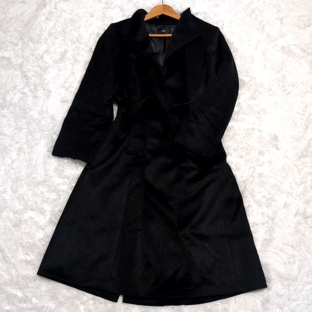 未使用級✨️ 23区 24AW ウールカシミヤビーバー スタンドカラー コート