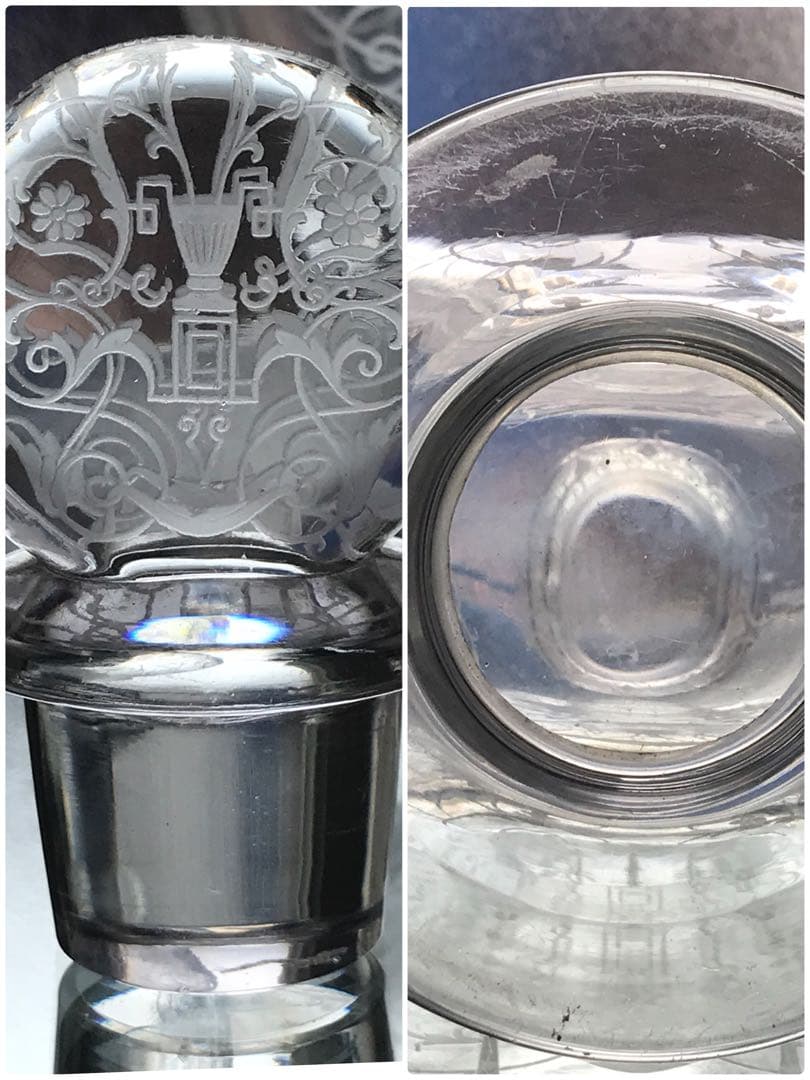 素晴らしい造形美オールドバカラBACCARATミケランジェロ　 カラフェデカンタ